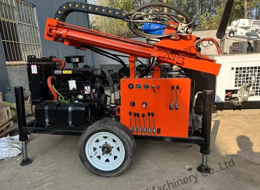 Small Trailer Water Well Drilling Rig 3 Small Trailer Water Well Drilling Rig 3
