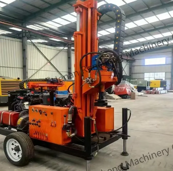 Small Trailer Water Well Drilling Rig 2 Small Trailer Water Well Drilling Rig 2