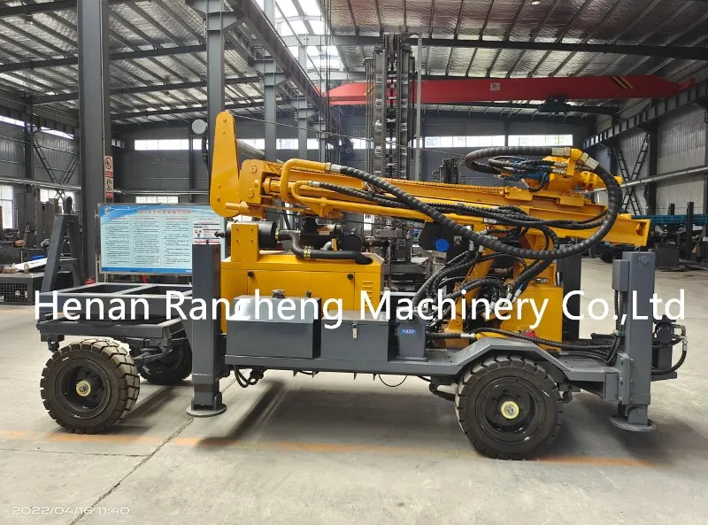 Trailer Mounted Water Well Drilling Machine 9 Trailer Mounted Water Well Drilling Machine 9