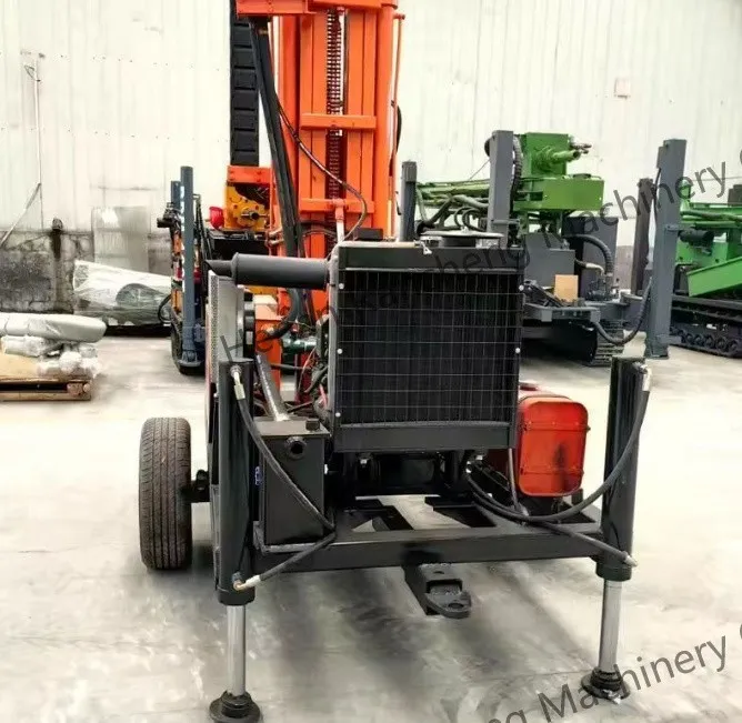 Trailer Mounted Water Well Drilling Machine (3) Trailer Mounted Water Well Drilling Machine (3)