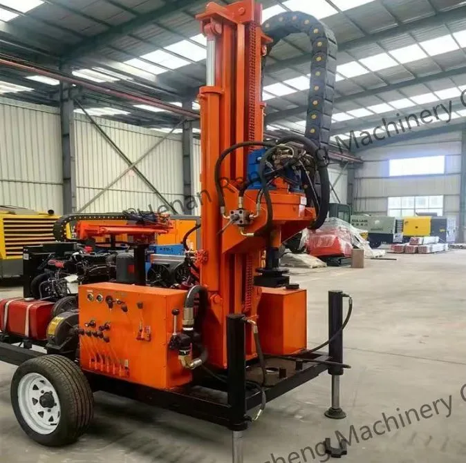ট্রেলার মাউন্টেড জল ওয়েল ড্রিলিং মেশিন