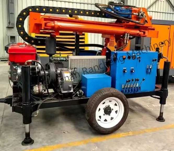 Trailer Mounted Water Well Drilling Machine (2) Trailer Mounted Water Well Drilling Machine (2)